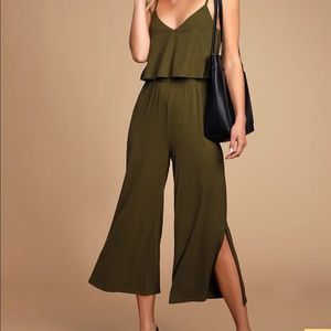 Lulus Olive Jumpsuit